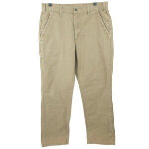 Carhartt Relaxed Fit Pant Mens 36x32 READ B299 Canvas Khaki Straight Leg